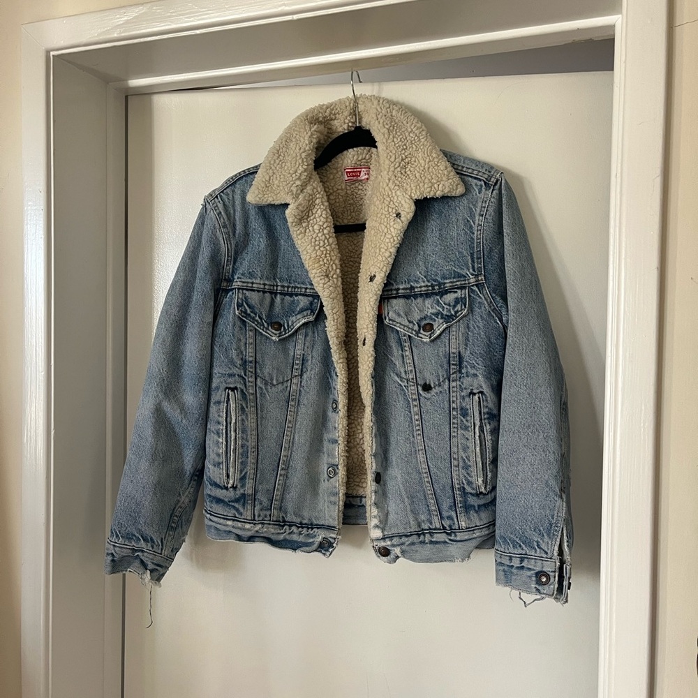 Levi's Denim Sherpa Jacket